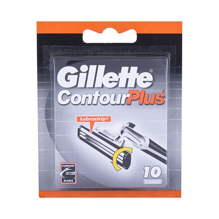 Gillette Contour Plus náhradní břit 10 ks pro muže