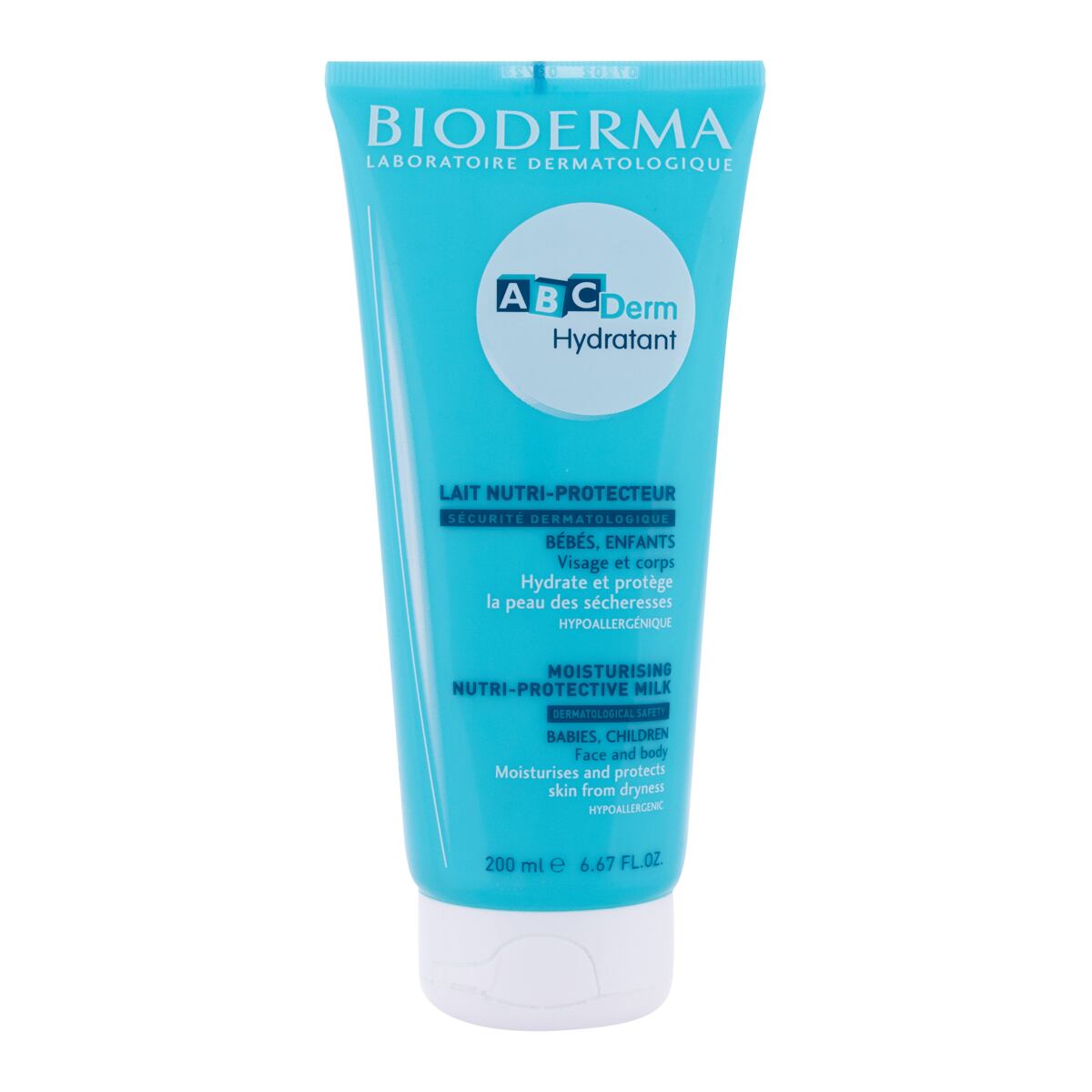 BIODERMA ABCDerm Hydratant dětská hypoalergenní péče na tělo a obličej 200 ml pro děti