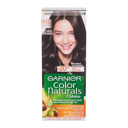 Garnier Color Naturals Créme permanentní zářivá barva na vlasy 40 ml odstín 4,12 Icy Brown pro ženy