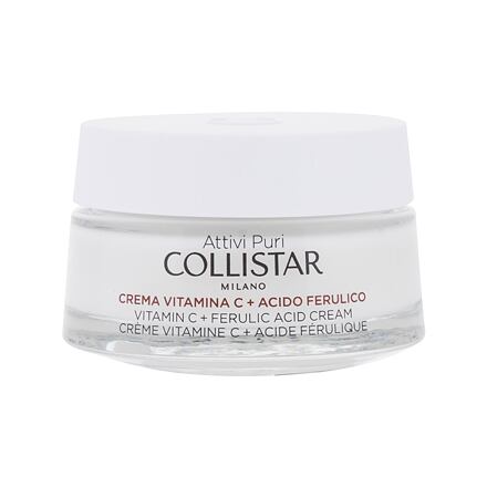 Collistar Pure Actives Vitamin C + Ferulic Acid Cream antioxidační pleťový krém 50 ml pro ženy