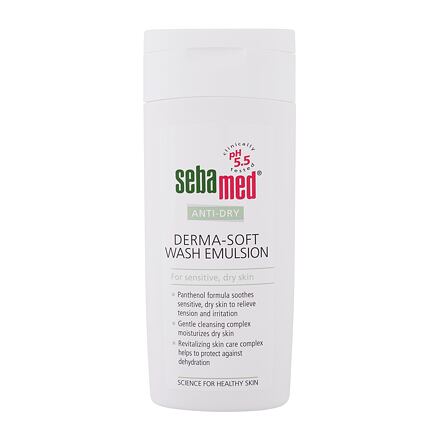 SebaMed Anti-Dry Derma-Soft Wash Emulsion mycí emulze na tělo i obličej 200 ml pro ženy