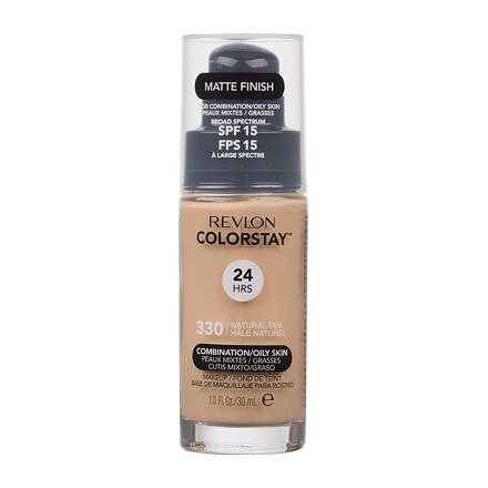 Revlon Colorstay Combination Oily Skin SPF15 make-up pro smíšenou až mastnou pleť 30 ml odstín 330 Natural Tan