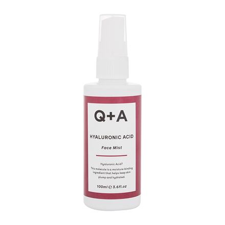 Q+A Hyaluronic Acid Face Mist osvěžující a hydratační pleťová mlha 100 ml pro ženy