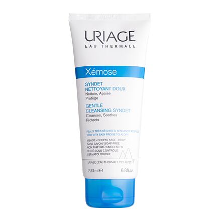 Uriage Xémose Gentle Cleansing Syndet jemný čisticí gel pro velmi suchou až atopickou pokožku těla i obličeje 200 ml unisex