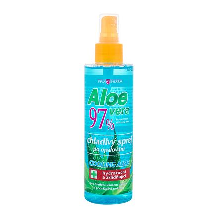 Vivaco VivaPharm Aloe Vera Cooling Spray zklidňující chladivý sprej po opalování, holení a bodnutí hmyzem 200 ml