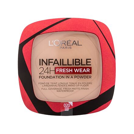 L'Oréal Paris Infaillible 24H Fresh Wear Foundation In A Powder dlouhotrvající pudrový make-up 9 g odstín 020 Ivory