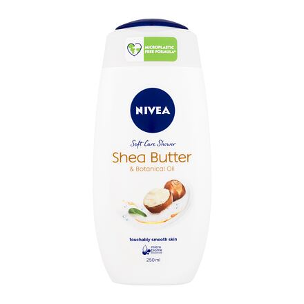 Nivea Shea Butter & Botanical Oil hydratační sprchový gel s bambuckým máslem 250 ml pro ženy