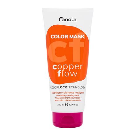 Fanola Color Mask vyživující a barvicí maska na vlasy 200 ml odstín Copper Flow pro ženy