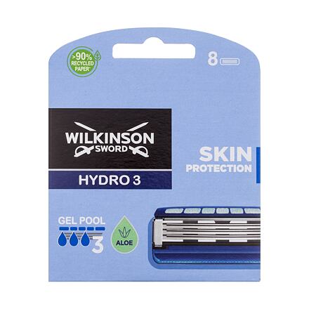 Wilkinson Sword Hydro 3 náhradní hlavice na holicí strojek 8 ks 8 ks pre mužov