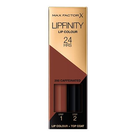 Max Factor Lipfinity 24HRS Lip Colour dlouhotrvající rtěnka s balzámem 4.2 g odstín 200 caffeinated