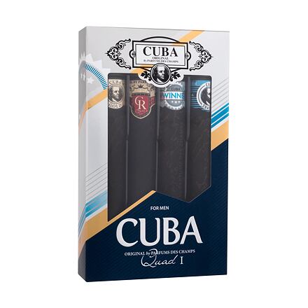 Cuba Quad I : EDT Gold 35 ml + EDT Royal 35 ml + EDT Winner 35 ml + EDT Shadow 35 ml pro muže