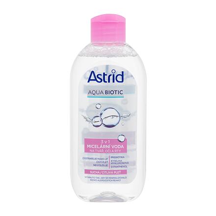 Astrid Aqua Biotic 3in1 Micellar Water micelární voda pro suchou a citlivou pleť 200 ml pro ženy