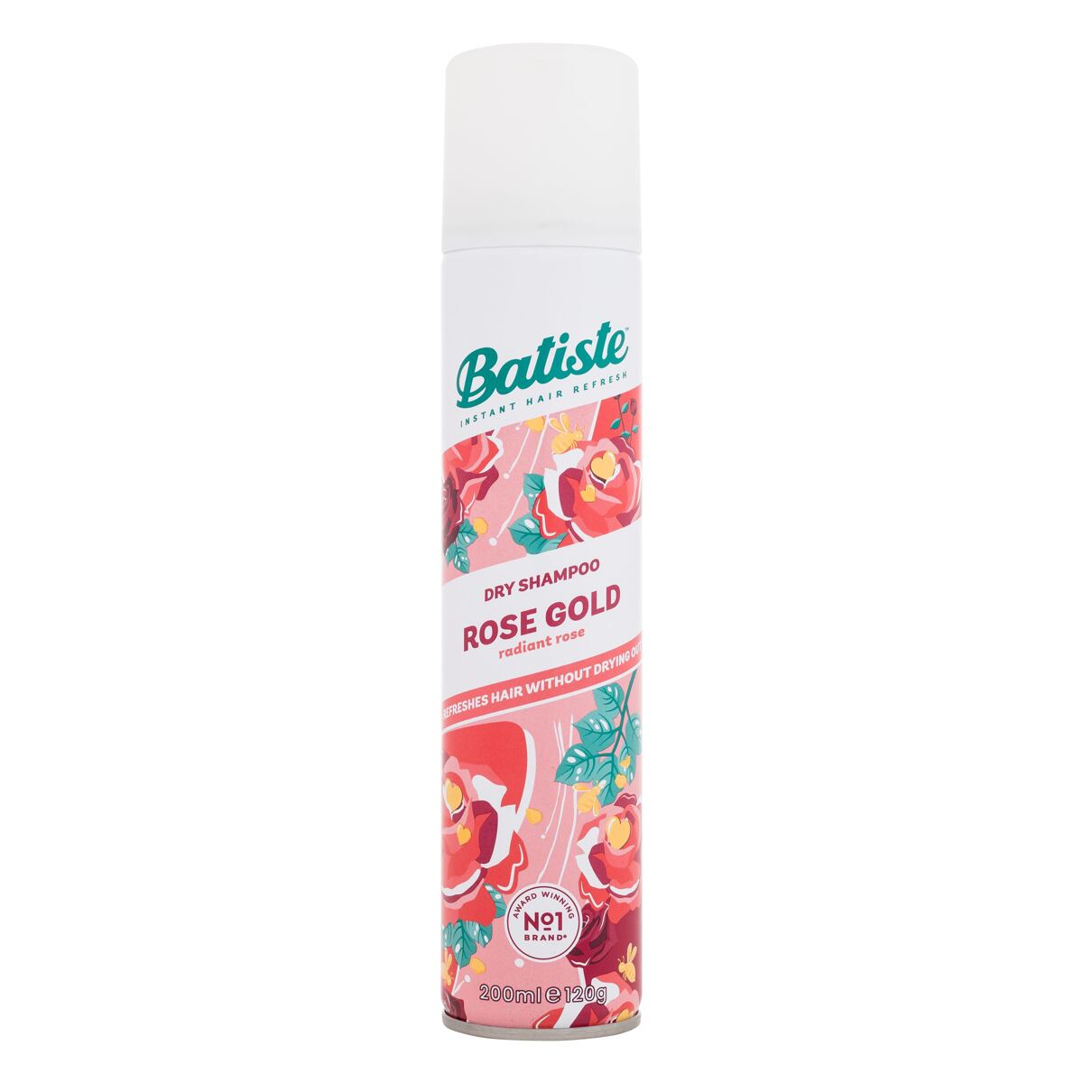 Batiste Rose Gold suchý šampon s vůní růží 200 ml pro ženy