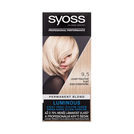 Syoss Permanent Coloration Permanent Blond permanentní barva na vlasy 50 ml odstín 9-5 Frozen Pearl Blond pro ženy