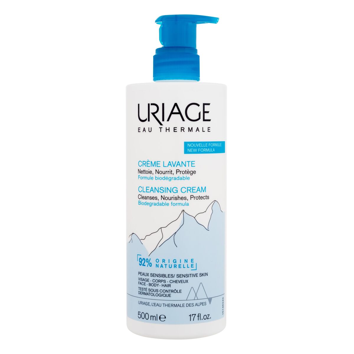 Uriage Cleansing Cream hydratační a ochranný čisticí krém 500 ml unisex