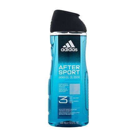 Adidas After Sport Shower Gel 3-In-1 osvěžující sprchový gel 400 ml pro muže