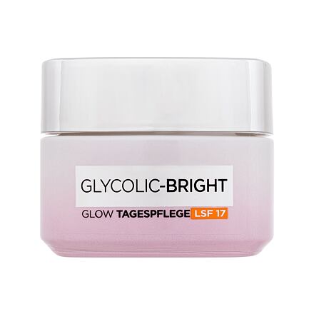 L'Oréal Paris Glycolic-Bright Glowing Cream Day SPF17 rozjasňující denní pleťový krém 50 ml pro ženy