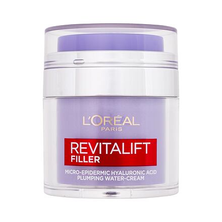 L'Oréal Paris Revitalift Filler HA Plumping Water-Cream lehký pleťový krém proti vráskám 50 ml pro ženy