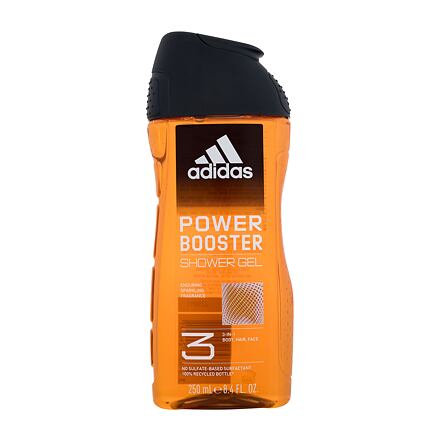 Adidas Power Booster Shower Gel 3-In-1 sprchový gel 250 ml pro muže