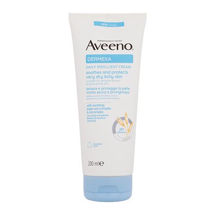 Aveeno Dermexa Daily Emollient Cream zklidňující a ochranný krém pro suchou a svědivou pokožku 200 ml unisex