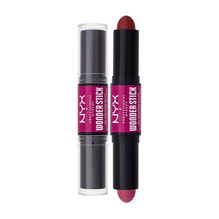 NYX Professional Makeup Wonder Stick Blush oboustranná tvářenka v tyčince 8 g 8 g odstín 04 deep magenta and ginger