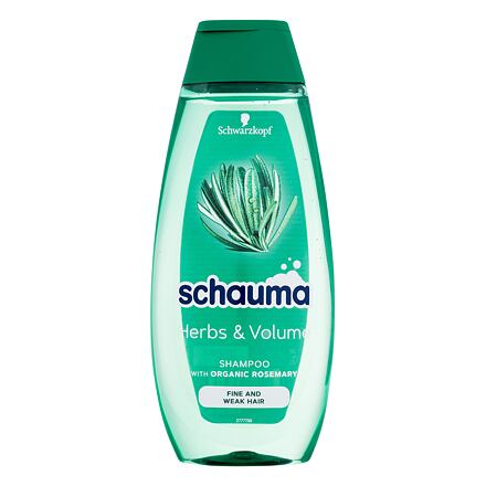 Schwarzkopf Schauma Herbs & Volume Shampoo objemový šampon s rozmarýnem 400 ml pro ženy