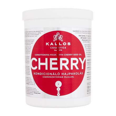 Kallos Cosmetics Cherry maska pro suché vlasy 1000 ml pro ženy