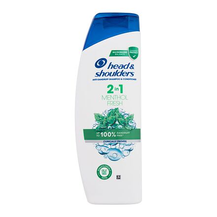 Head & Shoulders Menthol Fresh Anti-Dandruff 2in1 šampon a kondicionér proti lupům 360 ml unisex