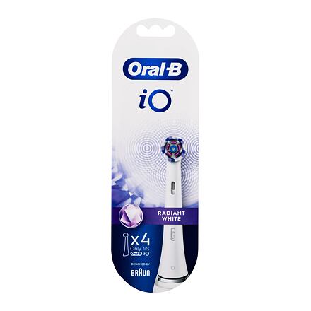 Oral-B iO Radiant White náhradní hlavice na elektrický zubní kartáček 4 ks
