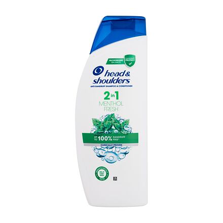Head & Shoulders Menthol Fresh Anti-Dandruff 2in1 šampon a kondicionér proti lupům 540 ml unisex