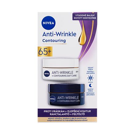 Nivea Anti-Wrinkle + Contouring Duo Pack : denní pleťový krém Anti-Wrinkle Contouring SPF30 50 ml + noční pleťový krém Anti-Wrinkle Contouring 50 ml pro ženy