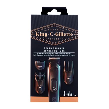 Gillette King C. Beard Trimmer zastřihovač vousů s nástavci pro muže