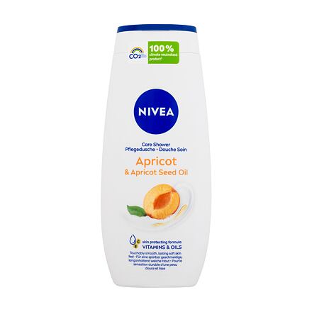 Nivea Apricot & Apricot Seed Oil krémový sprchový gel s vůní meruňky 250 ml pro ženy