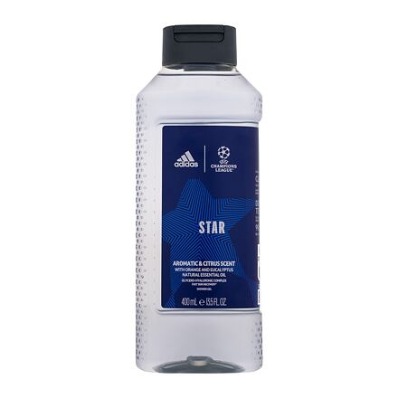 Adidas UEFA Champions League Star osvěžující sprchový gel s vůní pomeranče a eukalyptu 400 ml pro muže