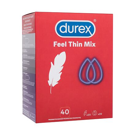 Durex Feel Thin Mix kondomy 40 ks