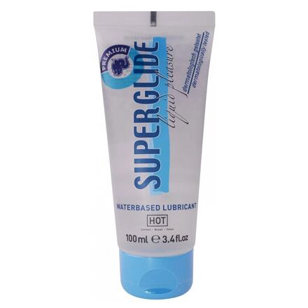 Hot SuperGlide Premium lubrikační gel na vodní bázi 100 ml