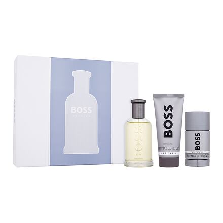 HUGO BOSS Boss Bottled dárková sada toaletní voda 100 ml + sprchový gel 100 ml + deostick 75 ml pre mužov