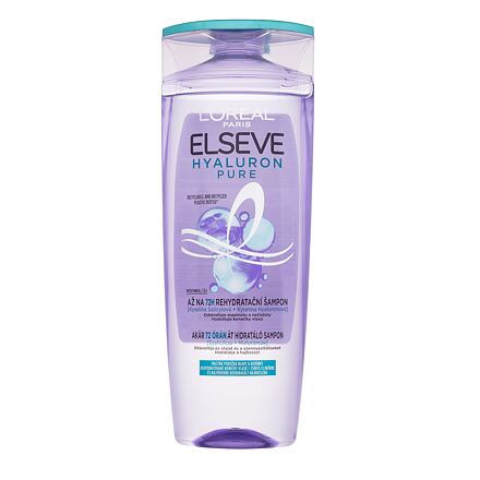 L'Oréal Paris Elseve Hyaluron Pure šampon pro vlasy s mastnými kořínky a suchými konečky 400 ml pro ženy