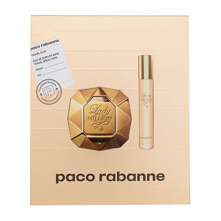 Paco Rabanne Lady Million : EDP 80 ml + EDP 20 ml pro ženy