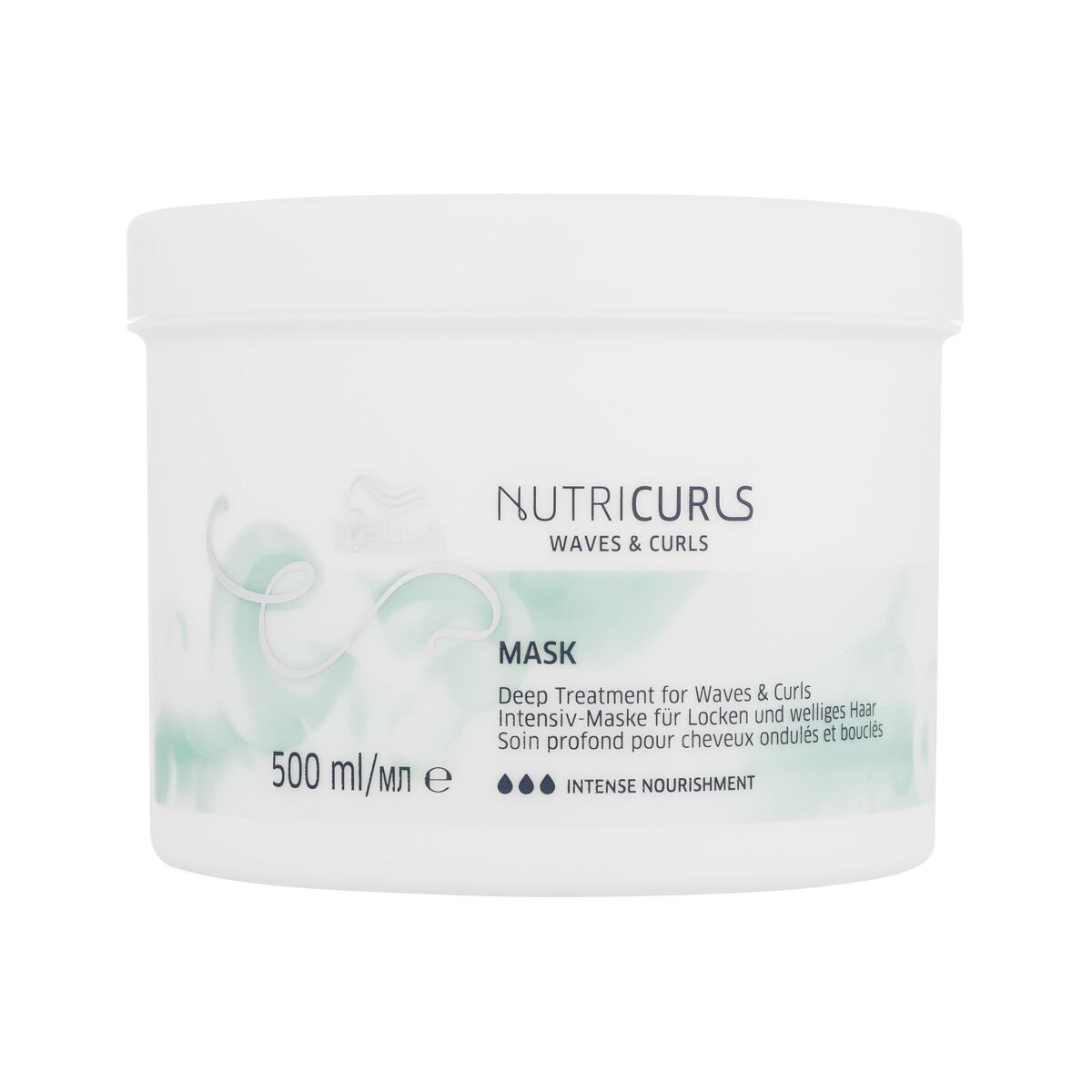 Wella Professionals NutriCurls Deep Treatment intenzivně vyživující maska pro vlnité a kudrnaté vlasy 500 ml pro ženy