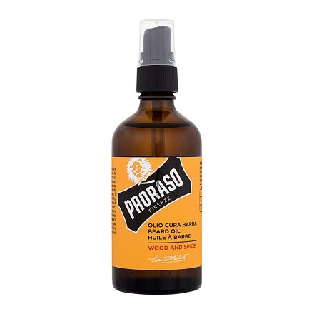 PRORASO Wood & Spice Beard Oil olej na vousy s dřevitě-kořeněnou vůní 100 ml
