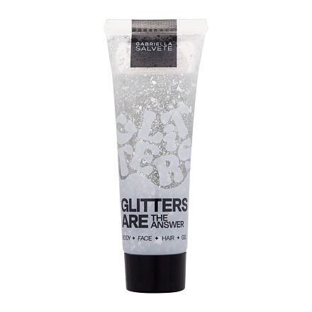 Gabriella Salvete Festival Glitters Are The Answer třpytky v gelu na tělo, obličej a vlasy 30 ml 30 ml odstín silver pre ženy