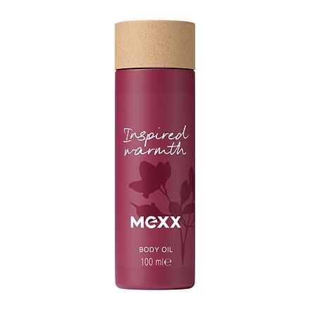 Mexx Inspired Warmth pečující tělový olej s hřejivou a povzbuzující vůní 100 ml unisex