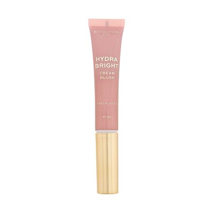 Revolution Pro Hydra Bright Cream Blush rozjasňující krémová tvářenka 12 ml 12 ml odstín pink