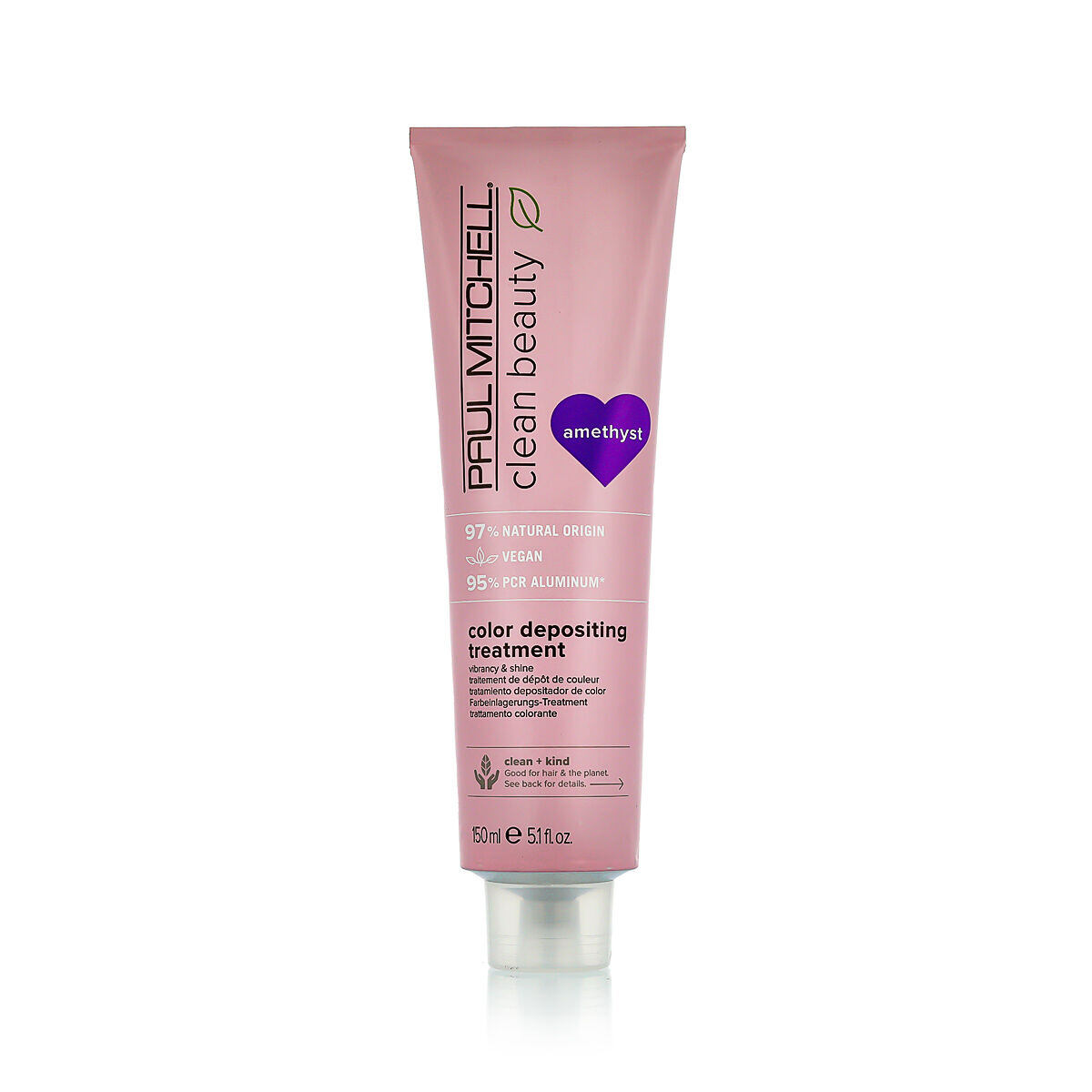 Paul Mitchell Clean Beauty Color Protect Color Depositing Treatment vyživující maska pro barvené vlasy 150 ml amethyst pro ženy