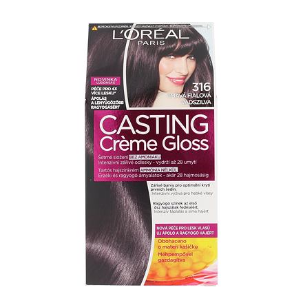 L'Oréal Paris Casting Creme Gloss barva na vlasy 48 ml odstín 316 Plum pro ženy