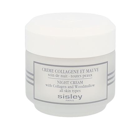 Sisley Night Cream With Collagen And Woodmallow noční krém pro všechny typy pleti 50 ml pro ženy
