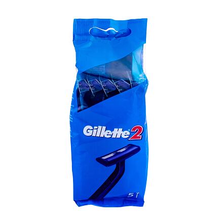 Gillette 2 jednorázová holítka 5 ks pro muže