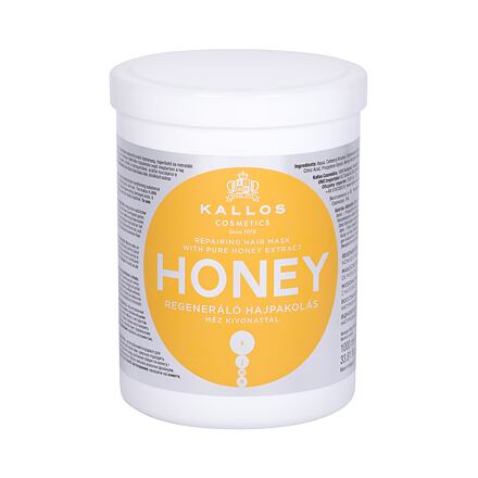 Kallos Cosmetics Honey regenerační vlasová maska 1000 ml pro ženy