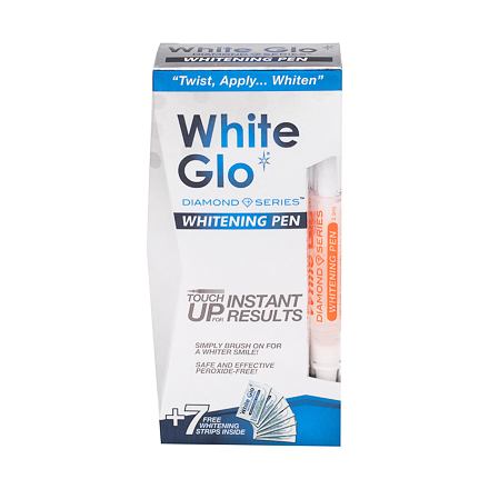 White Glo Diamond Series Whitening Pen : bělicí pero 2,5 ml + bělicí pásky na zuby 7 ks